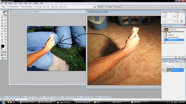 Creation of Meanwhile...: Step 3